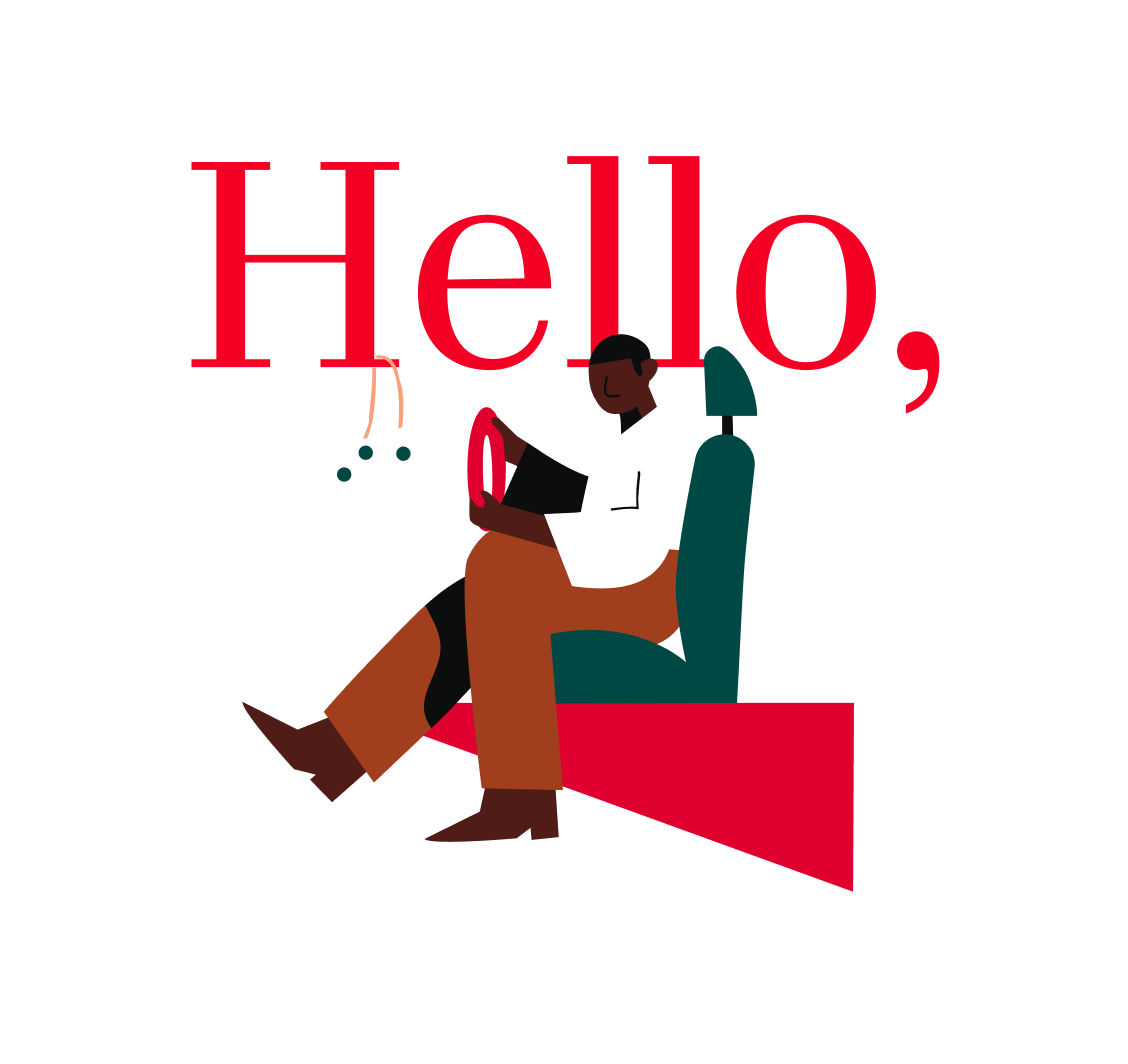 Welcome Page Hello